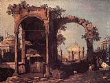 Capriccio Ruins and Classic Buildings by Canaletto